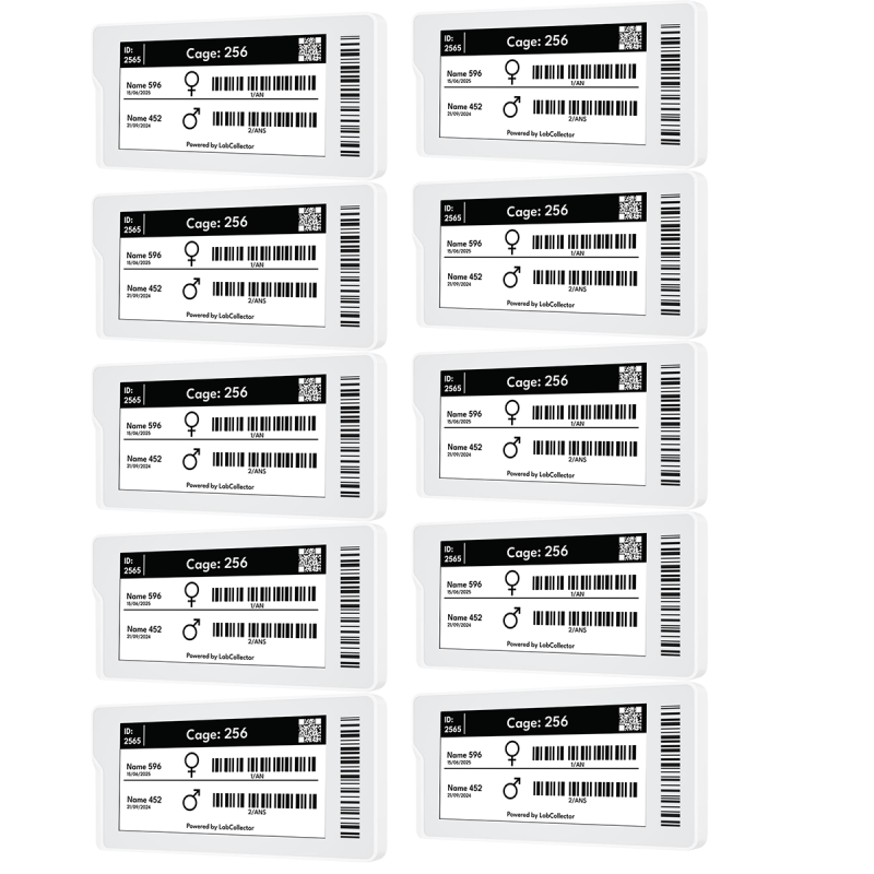 Small Electronic Shelf Labels Pack of 10 | LabCollector ESL