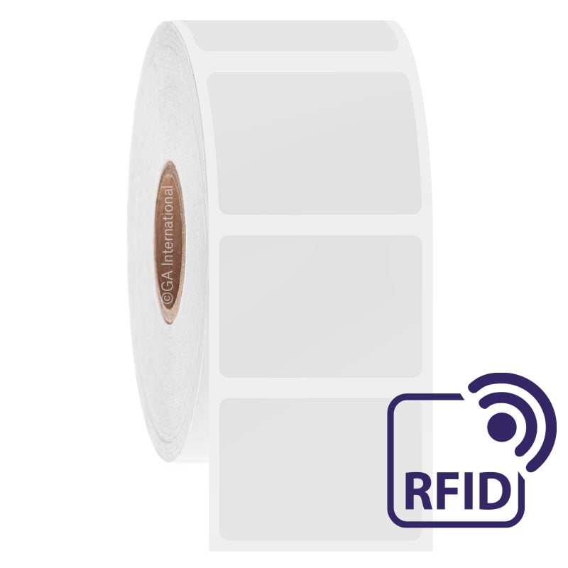Étiquettes RFID cryogéniques 31,8 × 22,2 mm transfert thermique | LabCollector