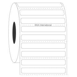 Cryogenic Labels for Frozen Surfaces – 38.1 mm × 19.05 mm | LabCollector Compatible